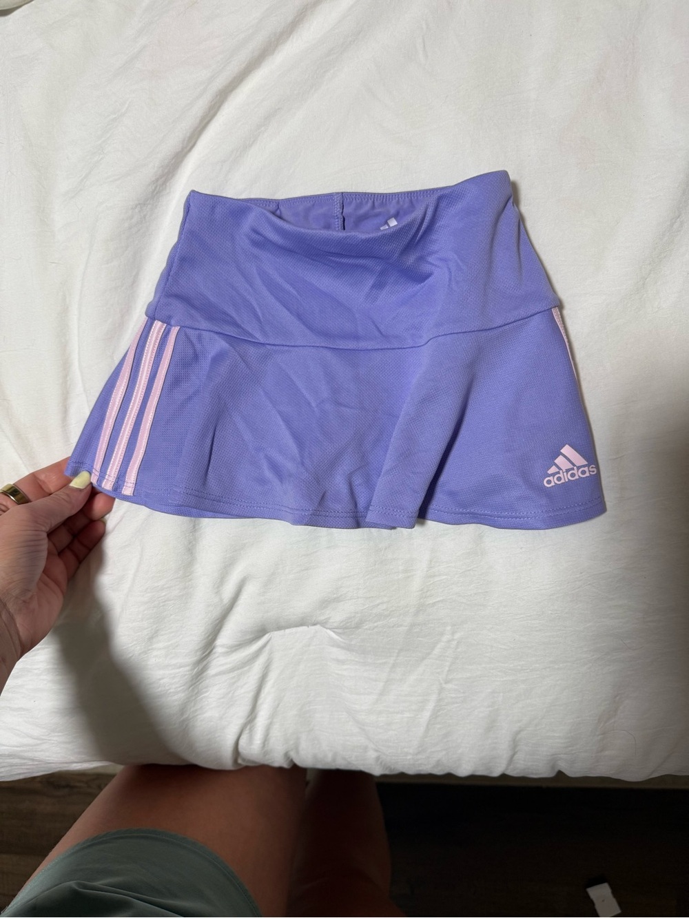 adidas Girls' Lavender and Light Pink Athletic Skort